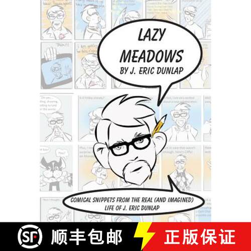 【3-4周达】Lazy Meadows - Comical Snippets from the Real (and Imagined) Life of J. Eric Dunlap [9781631250088]