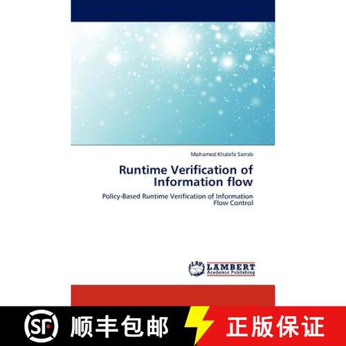 预订 Runtime Verification of Information flow [9783845432748]