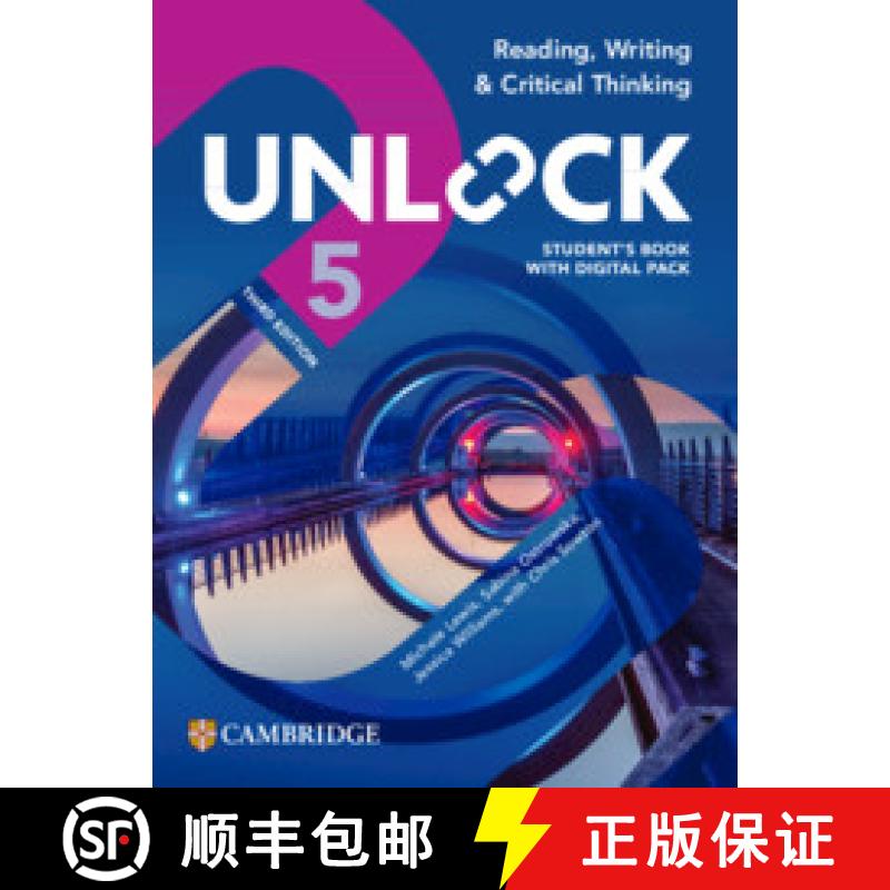 【3-4周达】Unlock Level 5 Reading, Writing and Critical Thinking Student's Book with Digital Pack [9781009797573]