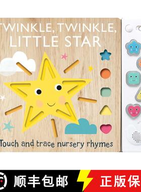 【3-4周达】Touch and Trace Nursery Rhymes: Twinkle, Twinkle Little Star with 5-Buttton Light and Sound [9781667206240]