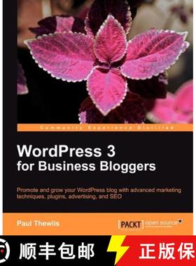 预订 Wordpress 3 for Business Bloggers [9781849511322]