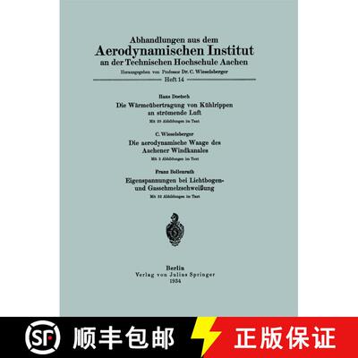 【3-4周达】Abhandlungen aus dem Aerodynamischen Institut an der Technischen Hochschule Aachen [9783642937736]