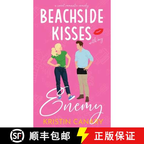 【3-4周达】精装 Beachside Kisses With My Enemy: A Sweet Romantic Comedy [9781961223349]