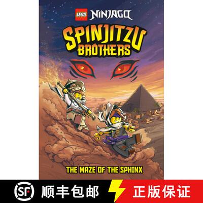 【3-4周达】精装 Spinjitzu Brothers #3: The Maze of the Sphinx (Lego Ninjago) [9780593430729]