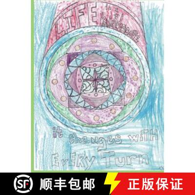 【3-4周达】Life is a Kaleidoscope Coloring Book [9780692652923]