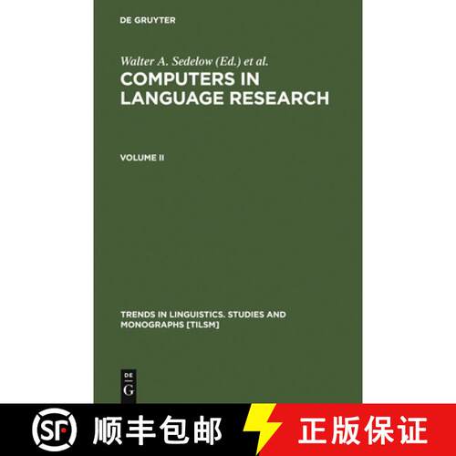 【3-4周达】精装 Computers in Language Research 2: Part I: Formalization in Literary and Discourse Ana... [9789027930095]