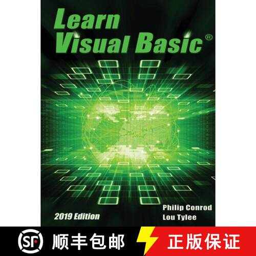 【3-4周达】Learn Visual Basic 2019 Edition: A Step-By-Step Programming Tutorial [9781951077105]