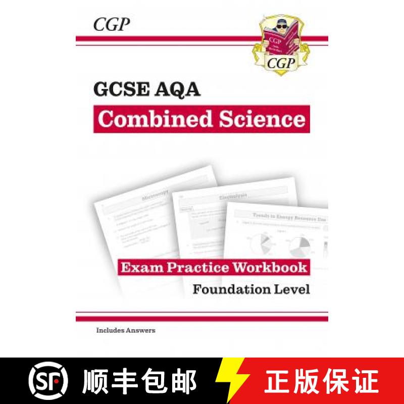 GCSE Combined Science AQA Exam Practice Workbook - Foundation (includes answers) [9781789087536]