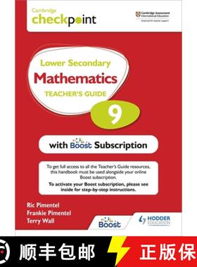 【3-4周达】Cambridge Checkpoint Lower Secondary Mathematics Teacher's Guide 9 with Boost Subscription... [9781398300743]