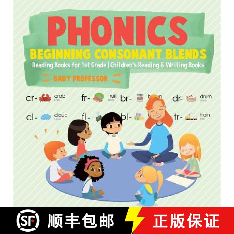【3-4周达】Phonics Beginning Consonant Blends : Reading Books for 1st Grade | Children's Reading & Wr... [9781541925977]