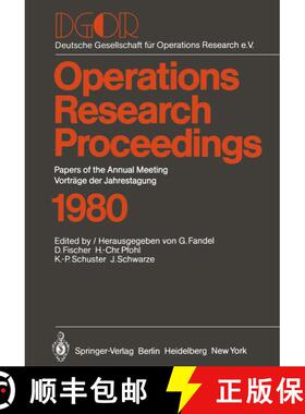 【3-4周达】DGOR : Papers of the Annual Meeting/Vorträge der Jahrestagung [9783540108016]