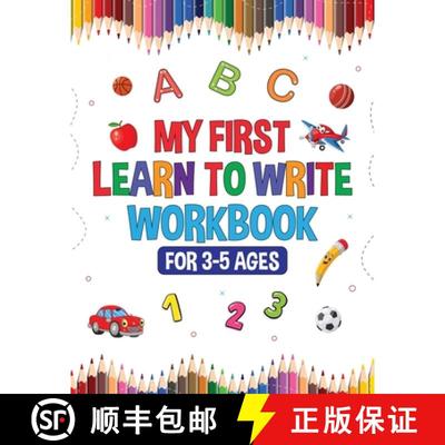 预订 My First Learn to Write Workbook for Kids 3-5: Learning Activities, Educational Toys! Interactiv... [9798869094841]