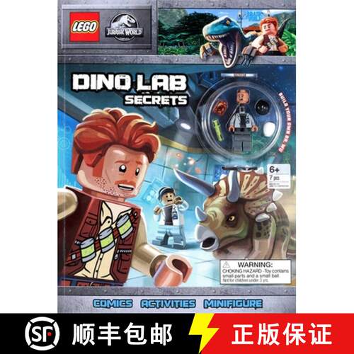 【3-4周达】Lego(r) Jurassic World(tm): Dino Lab Secrets [9780794448158]