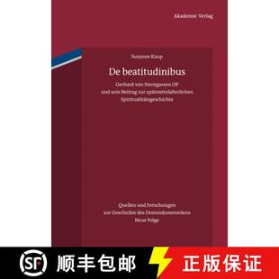 tmittelalterlichen beatitudinibus Sterngassen Von 预订 Und Spiritu... Zur Gerhard Beitrag Sein 9783050050683