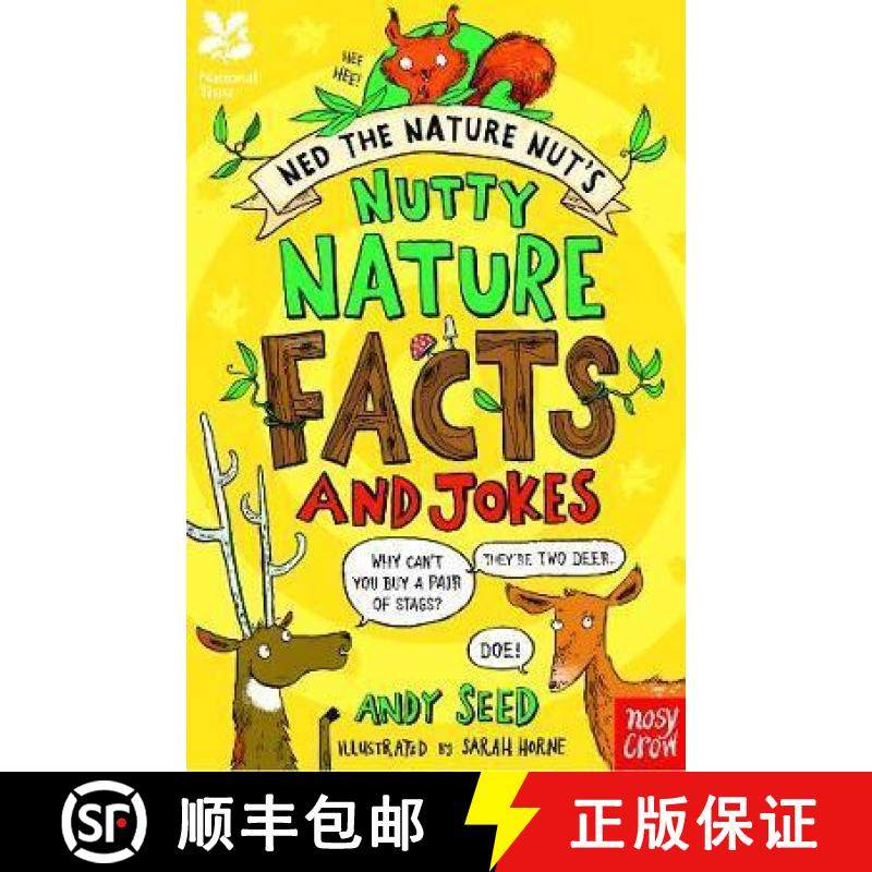【3-4周达】National Trust: Ned the Nature Nut's Nutty Nature Facts and Jokes [9780857639257]