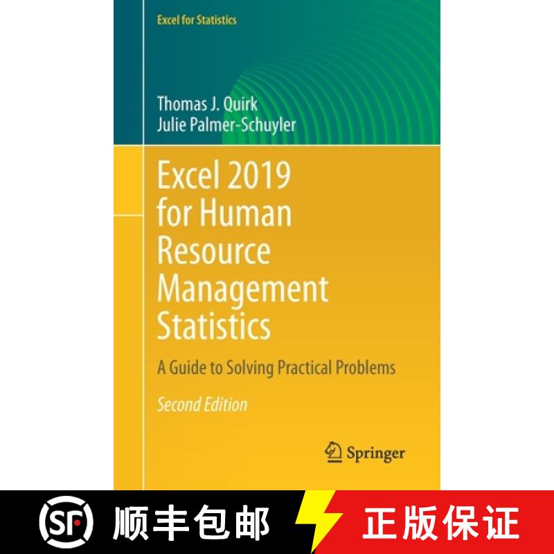 【3-4周达】Excel 2019 for Human Resource Management Statistics : A Guide to Solving Practical Problems [9783030580001]