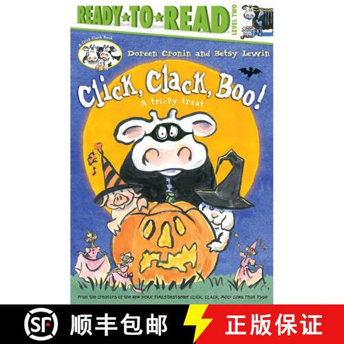 【3-4周达】Click, Clack, Boo!/Ready-to-Read Level 2: A Tricky Treat [9781534413795]