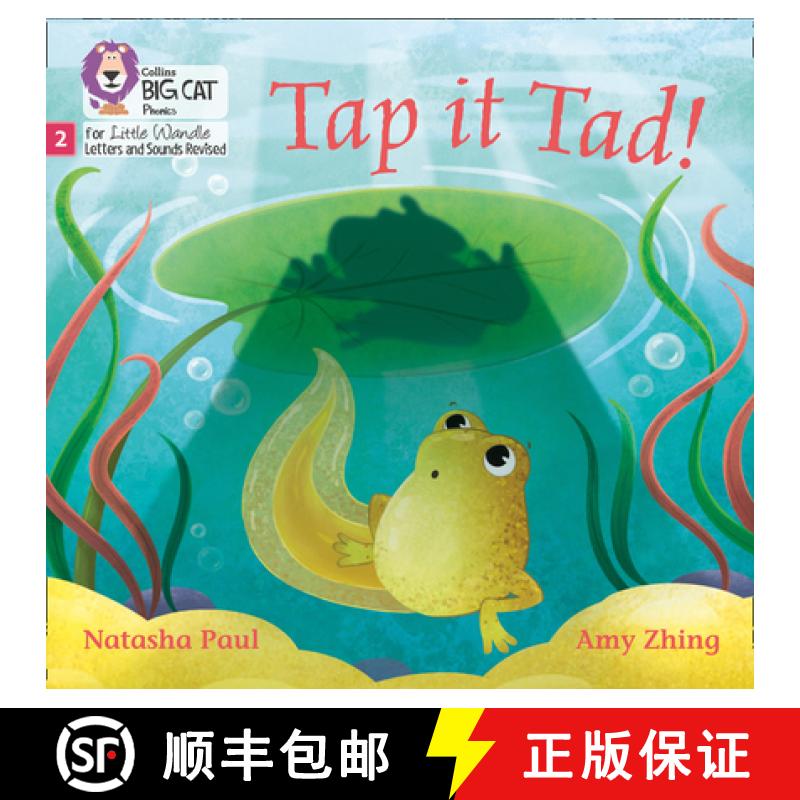 【3-4周达】Big Cat Phonics for Little Wandle Letters and Sounds Revised - Tap It Tad!: Phase 2 [9780008502607]