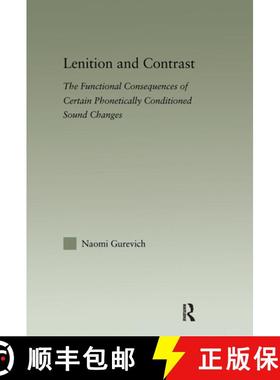【3-4周达】Lenition and Contrast : The Functional Consequences of Certain Phonetically Conditioned So... [9780415970990]