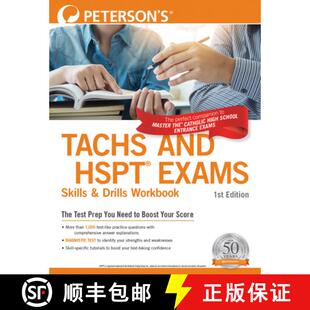 【3-4周达】Peterson's TACHS and HSPT Exams Skills & Drills Workbook [9780768943689]