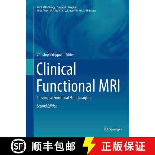 【3-4周达】Clinical Functional MRI: Presurgical Functional Neuroimaging (Second Edition 2015) [9783662500286]