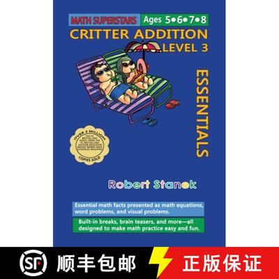 【3-4周达】Math Superstars Addition Level 3: Essential Math Facts for Ages 5 - 8 [9781575456102]