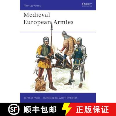 【3-4周达】Mediaeval European Armies [9780850452457]