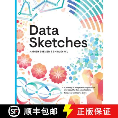 【3-4周达】精装 Data Sketches: A Journey of Imagination, Exploration, and Beautiful Data Visualizations [9780367000127]