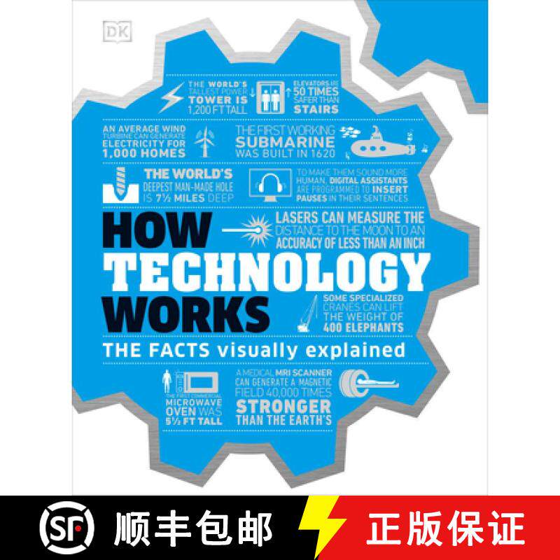 【3-4周达】精装 How Technology Works: The Facts Visually Explained [9781465479648]图片