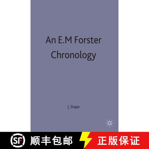 【3-4周达】精装 An E. M. Forster Chronology [9780333545409]