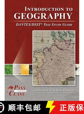 【3-4周达】Introduction to Geography DANTES/DSST Test Study Guide [9781614337447]