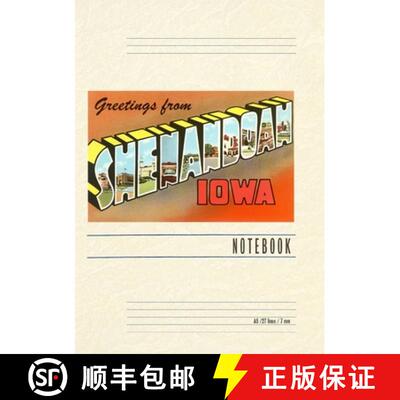 【3-4周达】Vintage Lined Notebook Greetings from Shenandoah [9798385413621]