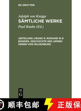 【3-4周达】Samtliche Werke, Abteilung I/Band 6, Romane in 8 Banden. Geschichte des armen Herrn von Mi... [9783598228766]