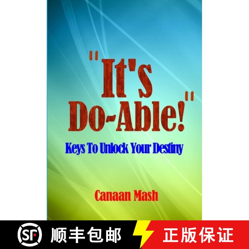【2-3周达】It's Do-Able!: Keys To Unlock Your Destiny [9780244317119]