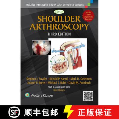【3-4周达】精装 Shoulder Arthroscopy [9781451191707]