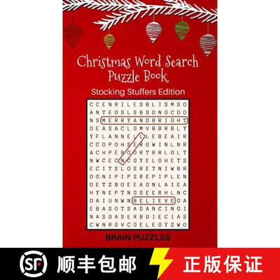 【3-4周达】Christmas Word Search Puzzle Book: Stocking Stuffers Edition: Great Gift for Kids and Adults! [9780996731041]