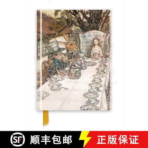 【3-4周达】Rackham: Alice in Wonderland Tea Party (Foiled Journal) [9781786640994]