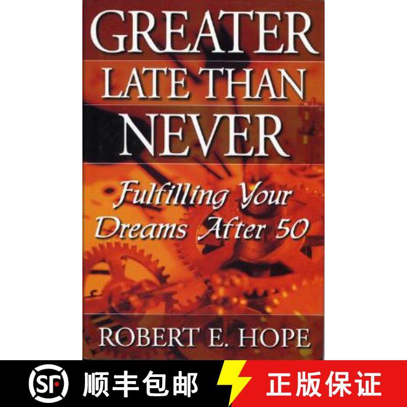 【3-4周达】Greater Late Than Never [9781563524707]