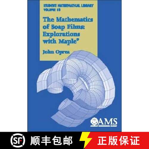 【3-4周达】Mathematics of Soap Films: Explorations with Maple [9780821821183]