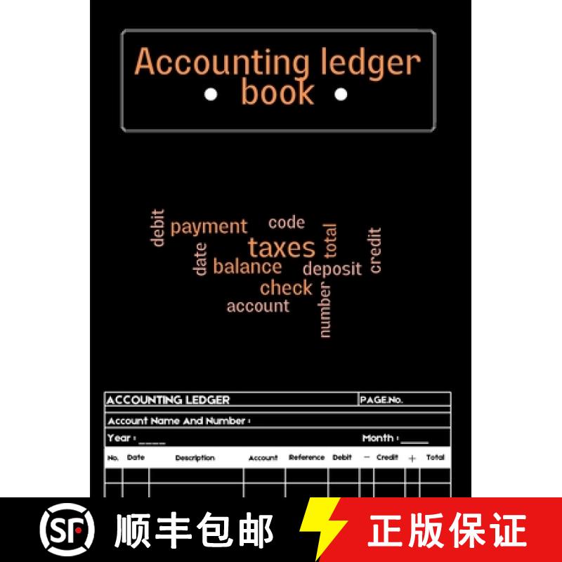 【3-4周达】Accounting Ledger Book: A Complete Expense Tracker Notebook, Expense Ledger, Bookkeeping R... [9781803936680]