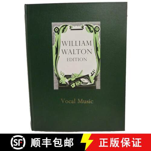 【3-4周达】Vocal Music: William Walton Edition vol. 8 - Vocal Music Full Score (Full score) [9780193360013]