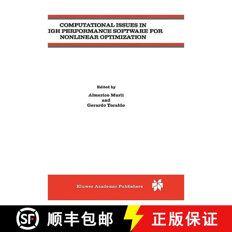 【3-4周达】Computational Issues in High Performance Software for Nonlinear Optimization [9780792398622]