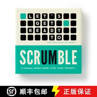【3-4周达】Scrumble Magnetic Fridge Game [9780735379435]