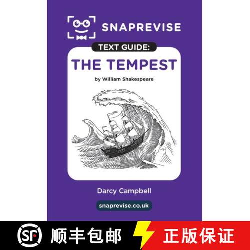 【3-4周达】SnapRevise The Tempest Text Guide for English Literature [9781917424479]