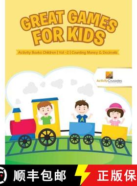 【3-4周达】Great Games for Kids : Activity Books Children | Vol -2 | Counting Money & Decimals [9780228222262]
