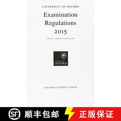【3-4周达】University of Oxford Examination Regulations 2015 [9780198739357]