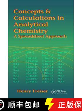 【3-4周达】Concepts & Calculations in Analytical Chemistry, Featuring the Use of Excel: A Spreadsheet... [9781138402515]