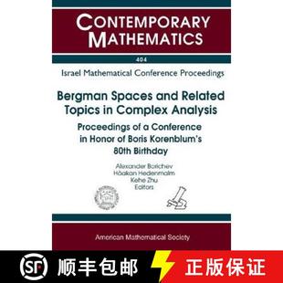 Related Topics and Bergman Conference Hono... Analysis Spaces Proceedings 4周达 9780821837122 Complex