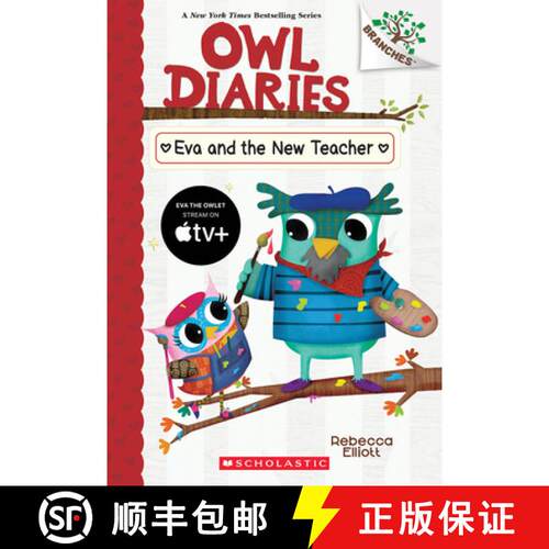 【3-4周达】Eva and the New Teacher: A Branches Book (Owl Diaries #21) [9781546127079]