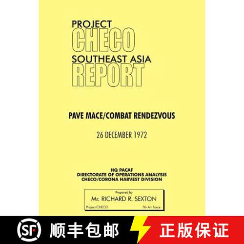 【3-4周达】Project Checo Southeast Asia Study: Pave Mace/Combat Rendezvous [9781780398112]